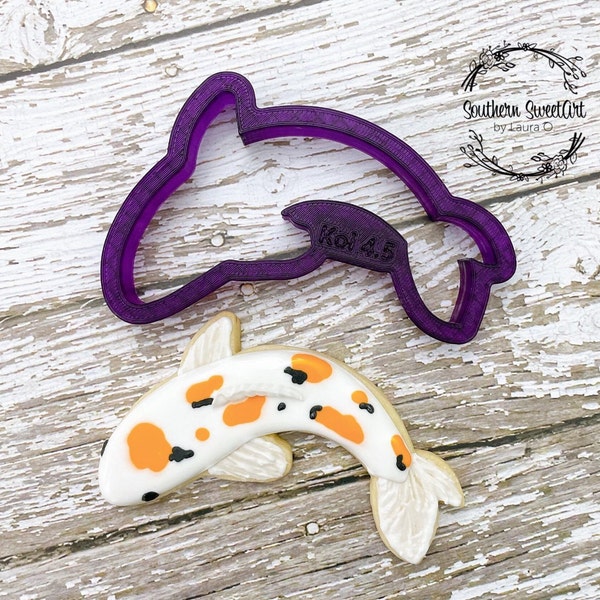 Koi Fish Cookie Cutter and Fondant Cutter and Clay Cutter