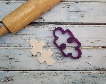 Puzzle Piece Cookie Cutter and Fondant Cutter and Clay Cutter