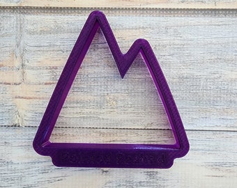 Pointed Peaks Cookie Cutter and Fondant Cutter and Clay Cutter