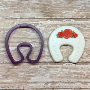 Sugarbelle Horse Shoe or Horseshoe Cookie Cutter or Fondant Cutter and Clay Cutter