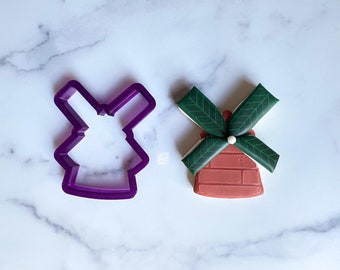 Windmill Cookie Cutter - 3D Printed Biscuit Cutter For Baking, Fondant, Clay, 7.5 X 9.9 Cm, Dishwasher Safe - View #2