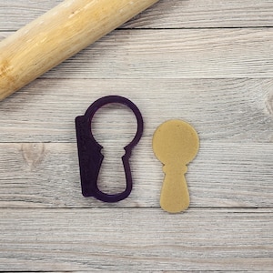 Modern Baby Rattle Cookie Cutter