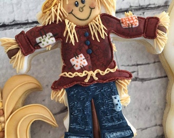 Scarecrow Cookie Cutter and Fondant Cutter and Clay Cutter