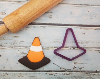 Construction or Traffic Cone Cookie Cutter and Fondant Cutter and Clay Cutter