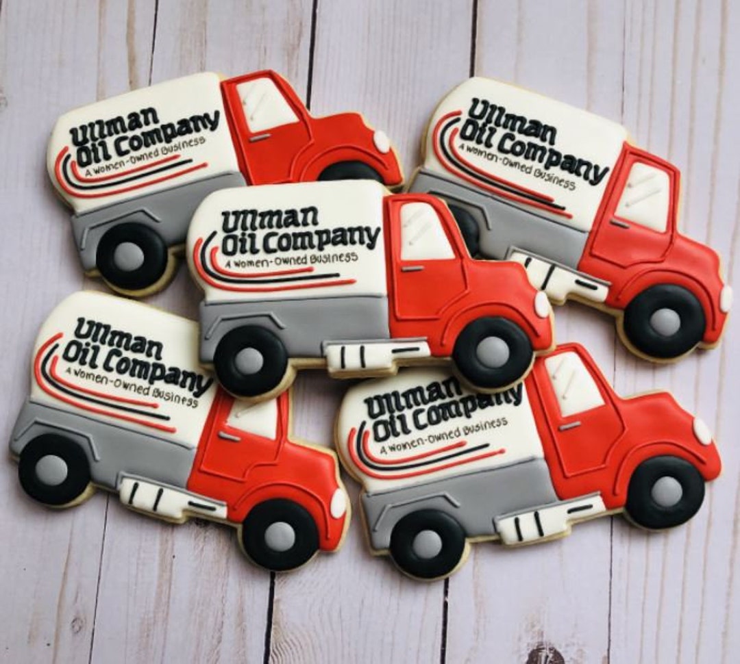 Oil Rig Cookies Oil Truck or Oil Tanker Cookie Cutter and Fondant Cutter and Clay ...