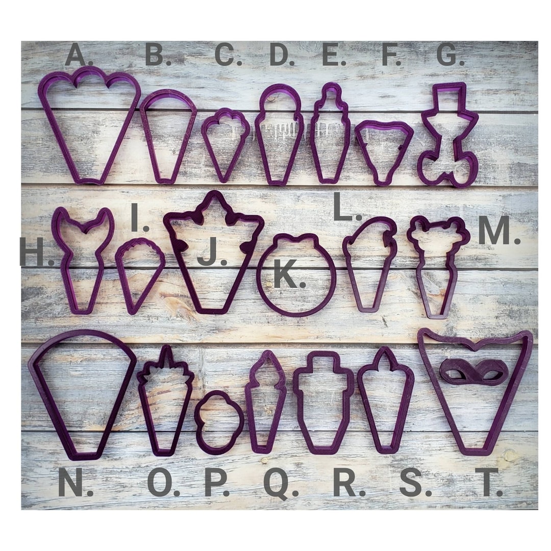 Lynne's Platter Cookie Cutter Set and Fondant Cutter and Clay Cutter Etsy