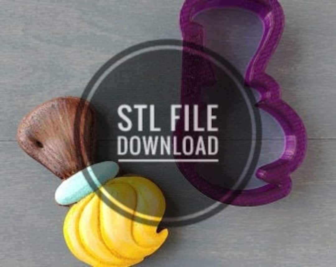 Digital STL File Download for Lilaloa Witch Broom Cookie Cutter or ...