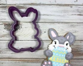 Monique's Easter Bunny Cookie Cutter or Fondant Cutter and Clay Cutter