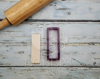Upper Case Letter I Cookie Cutter and Fondant Cutter and Clay Cutter