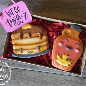 Pancakes and Maple Syrup Cookie Cutter or Fondant Cutter and Clay Cutter