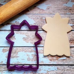 Homecoming Mum or Shooting Star Cookie Cutter and Fondant Cutter and Clay Cutter
