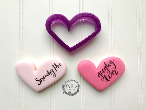 Double Heart Cookie Cutter, Heart Shaped Cookie Cutter, Valentines Cookie  Cutter, Unique Cookie Cutters, Heart Cookie Cutters, Fondant Cutter, Clay Cutter