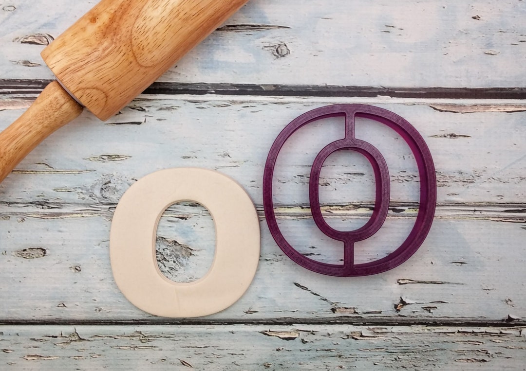 Upper Case Letter O Cookie Cutter and Fondant Cutter and Clay Cutter Etsy