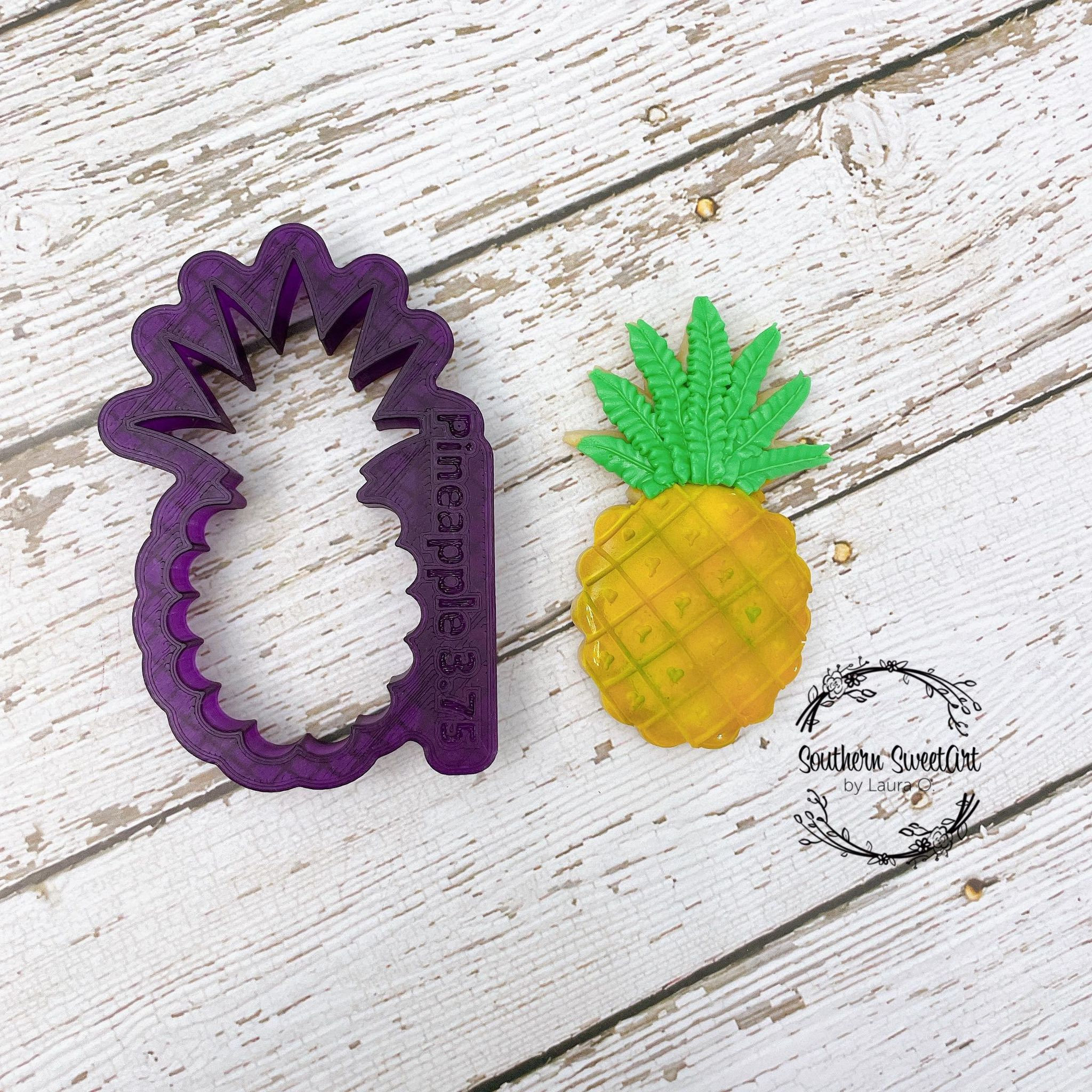 Lilaloa Pineapple Cookie Cutter and Fondant Cutter and Clay Cutter - Etsy