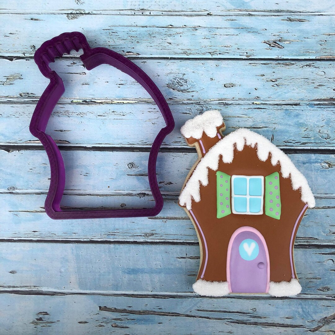 Gingerbread House 1 Cookie Cutter and Fondant Cutter and Clay Cutter Etsy