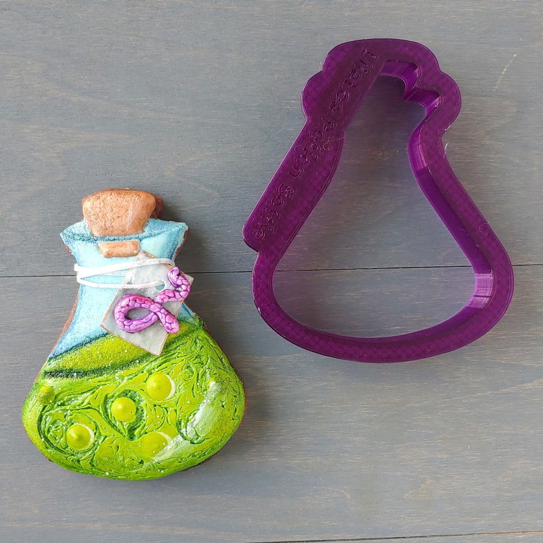 Lilaloa Potion Bottle Cookie Cutter and Fondant Cutter and Clay Cutter ...