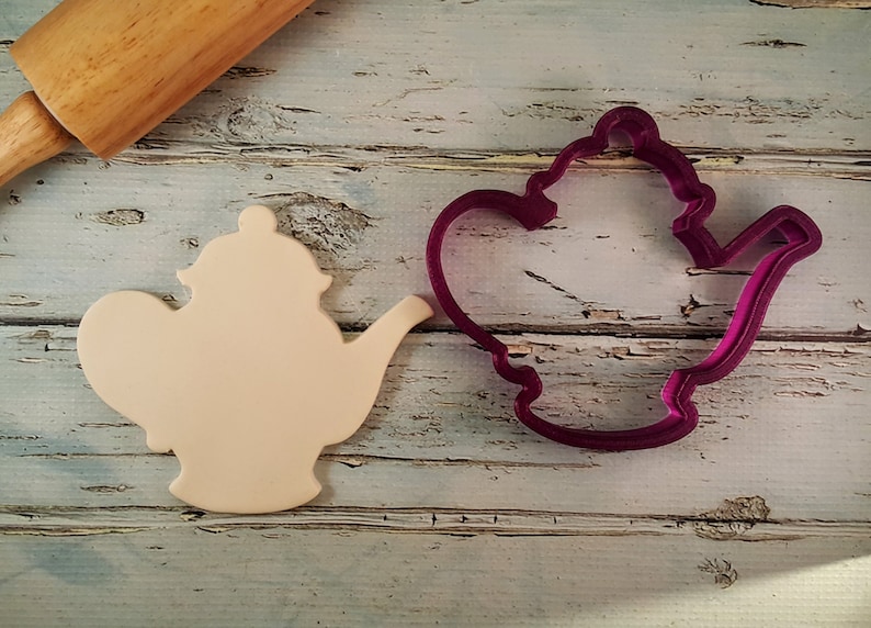 Tea Pot or Coffee Pot Cookie Cutter and Fondant Cutter and Clay Cutter image 1