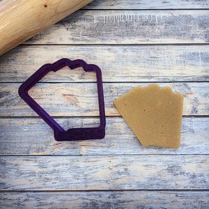 4 cartas de baralho cortador de biscoitos