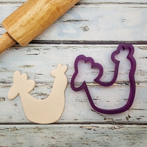 Ms MB the Chicken Cookie Cutter and Fondant Cutter and Clay Cutter