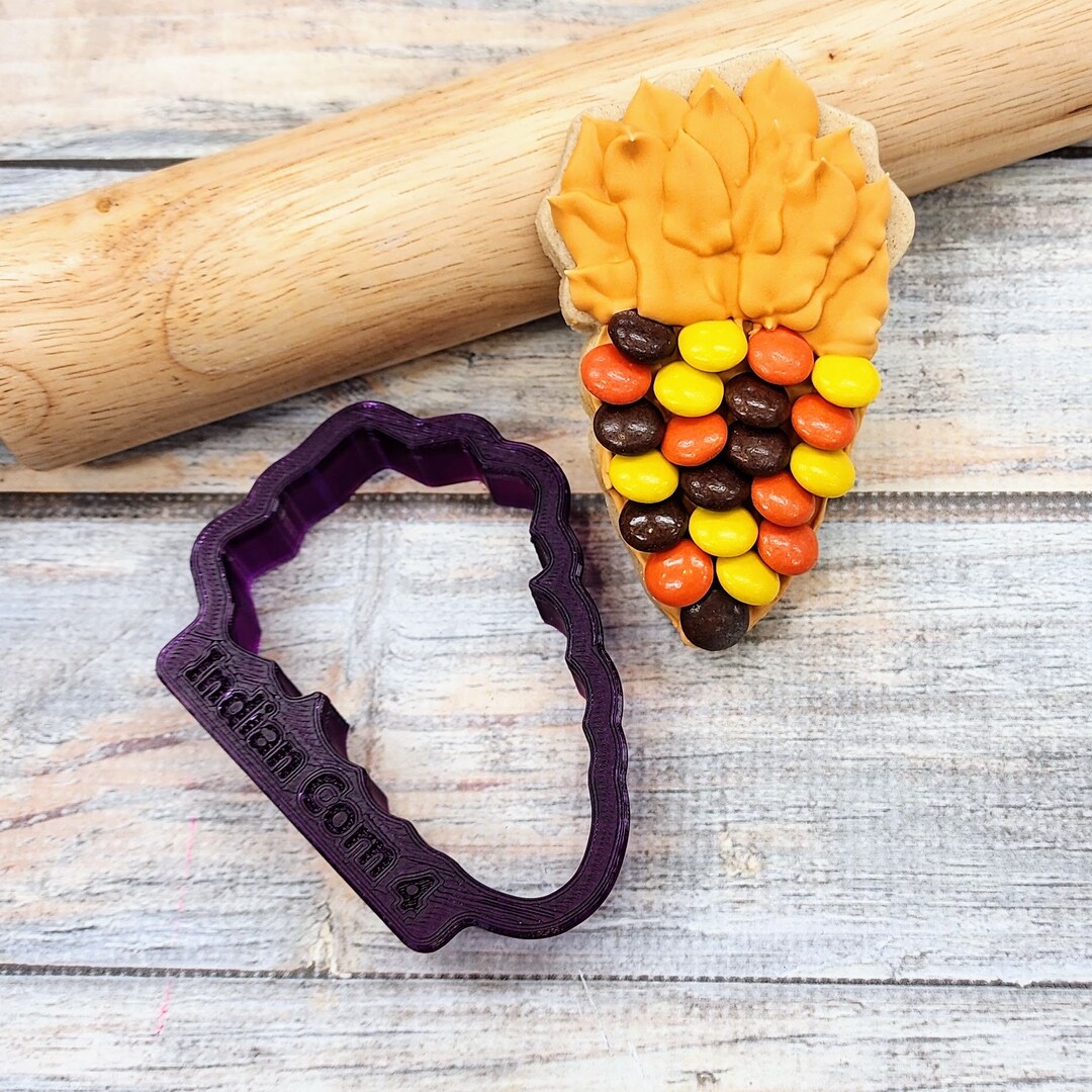 Indian Corn Cookie Cutter and Fondant Cutter and Clay Cutter Etsy