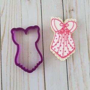 Corset Cookie Cutter or Fondant Cutter and Clay Cutter