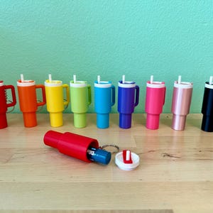 Mini Tumbler Chapstick Holders – Cute Keychain Lip Balm Holder in 15 Fun Colors!
