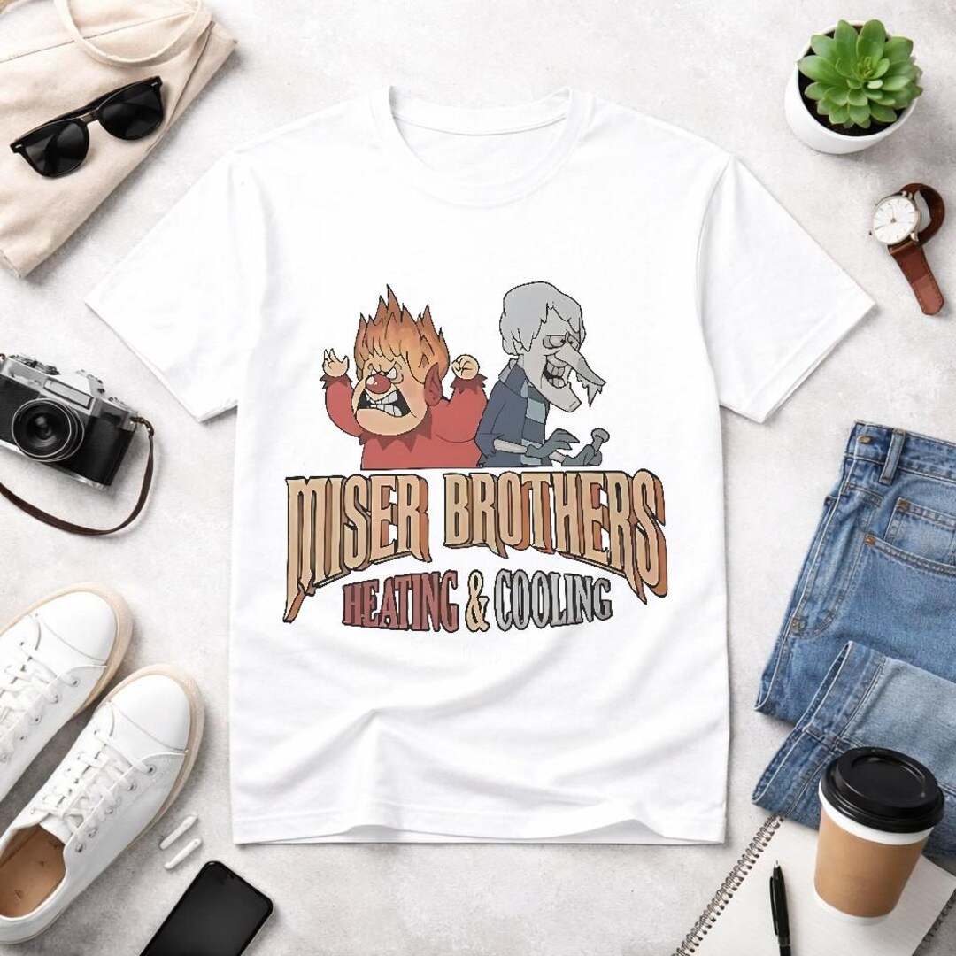 Miser Brothers Heating and Cooling SVG, Snow Miser Heat Miser PNG, Year ...