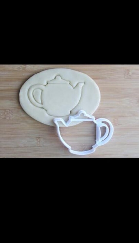 teapot cookie cutter, 3d STL model for CNC Router and 3d printing