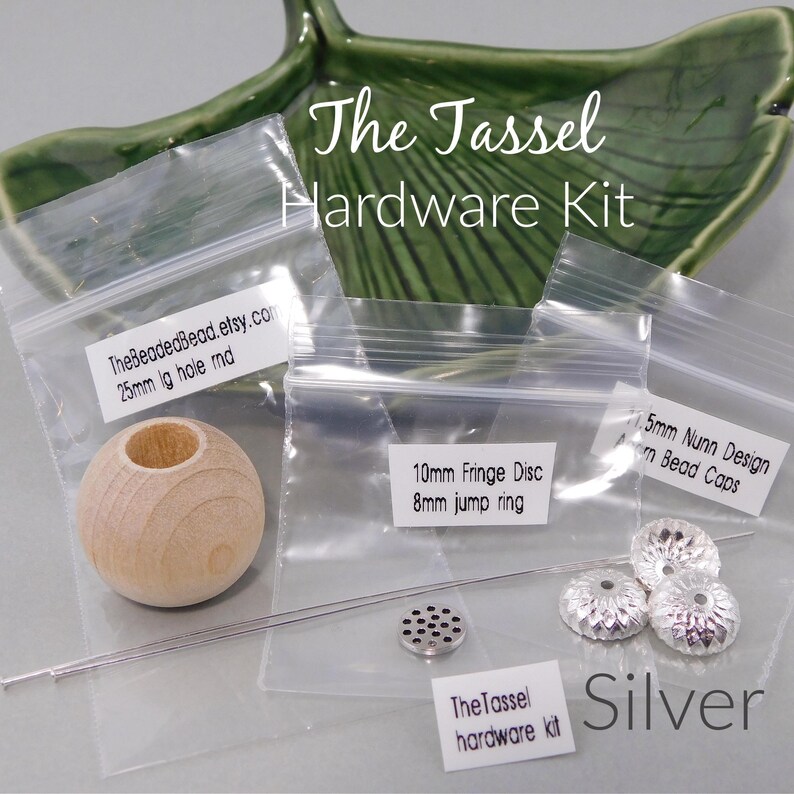 Hardware Kit for the Tassel, Basic Components for Making a Beaded Bead