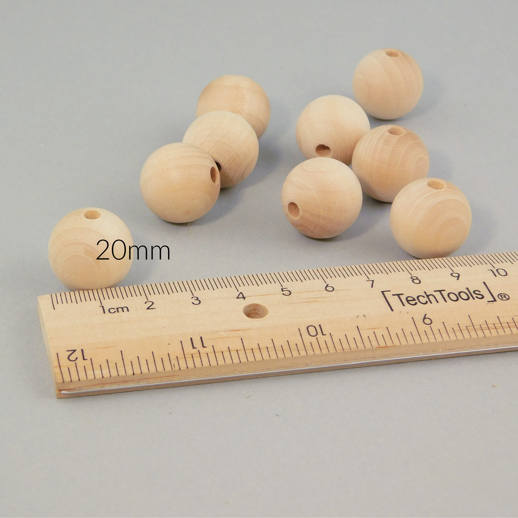 20mm 3/4 Inch Round Natural Unfinished Wooden Beads/diy Wood Crafts/home  Decor Wood Beads/large Wood Macrame Beads/untreated Wood Beads 