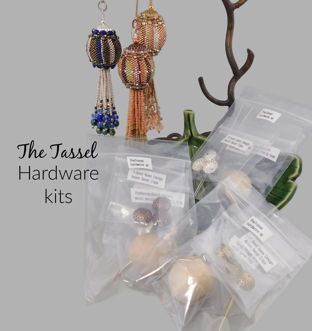 Hardware Kit for the Tassel, Basic Components for Making a Beaded Bead