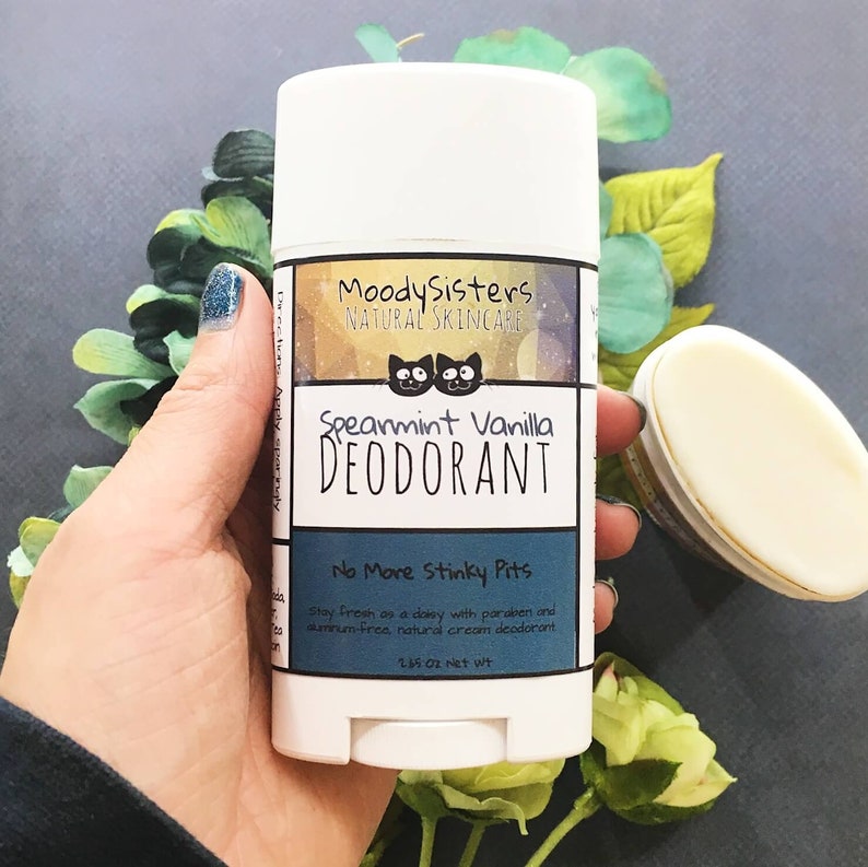 Mint Vanilla Natural Deodorant Aluminum free deodorant All Etsy