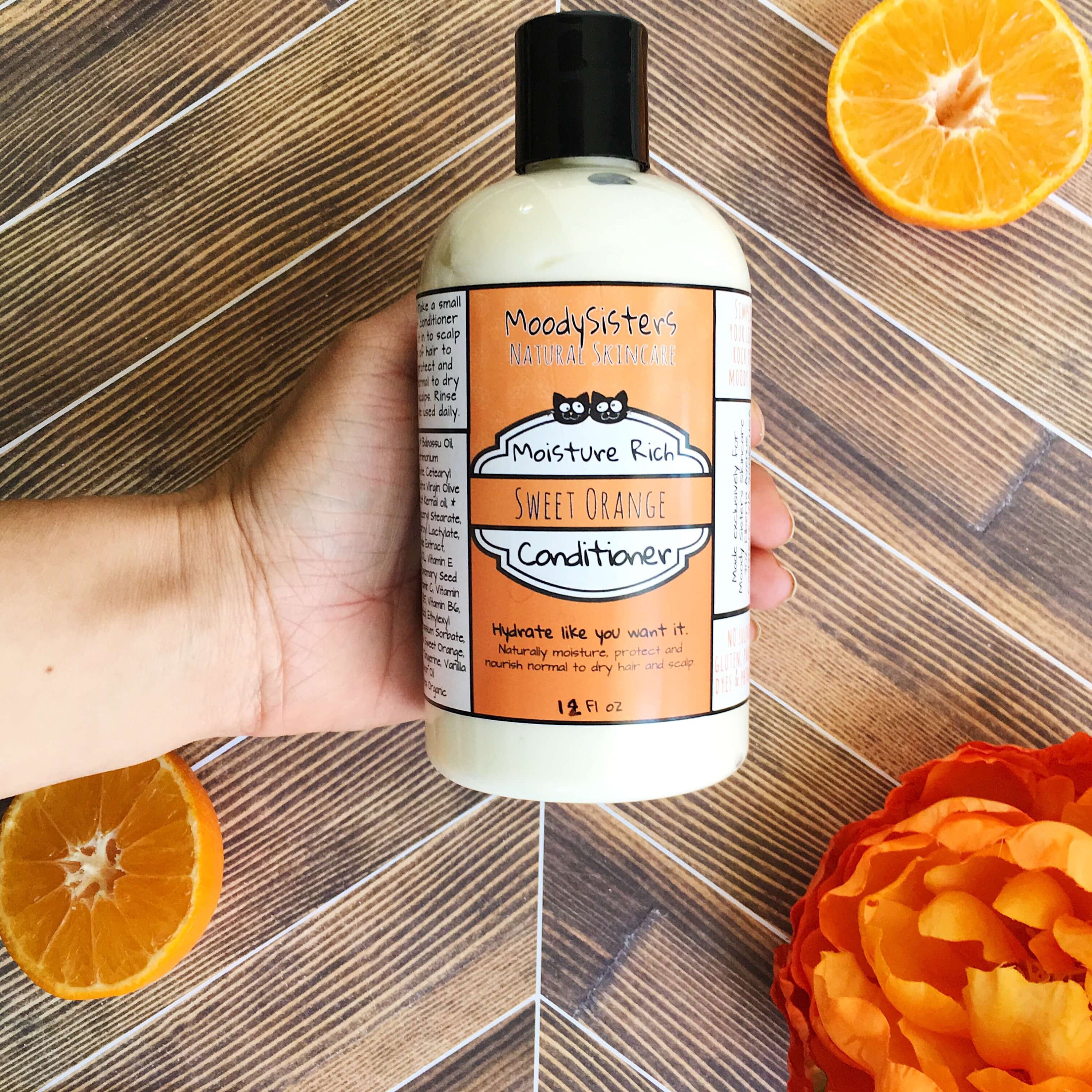 Sweet Orange Moisturizing Conditioner Organic Hair Care Etsy
