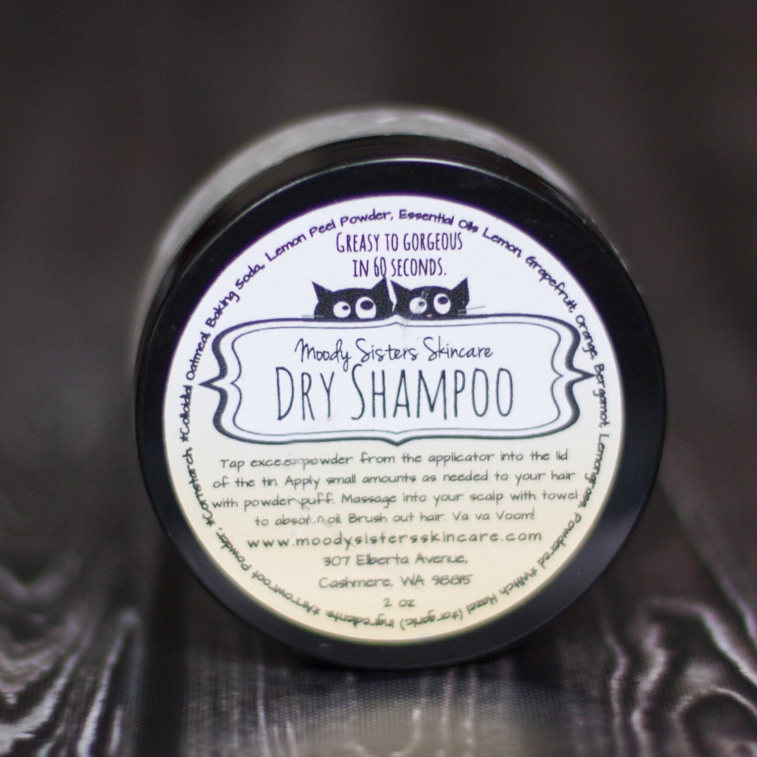 Organic Grapefruit Mint Dry Shampoo Natural Hair Care Etsy