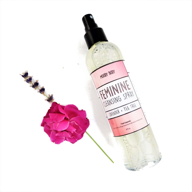 Lavender Feminine Hygiene Cleansing Spray Gentle Vaginal Etsy