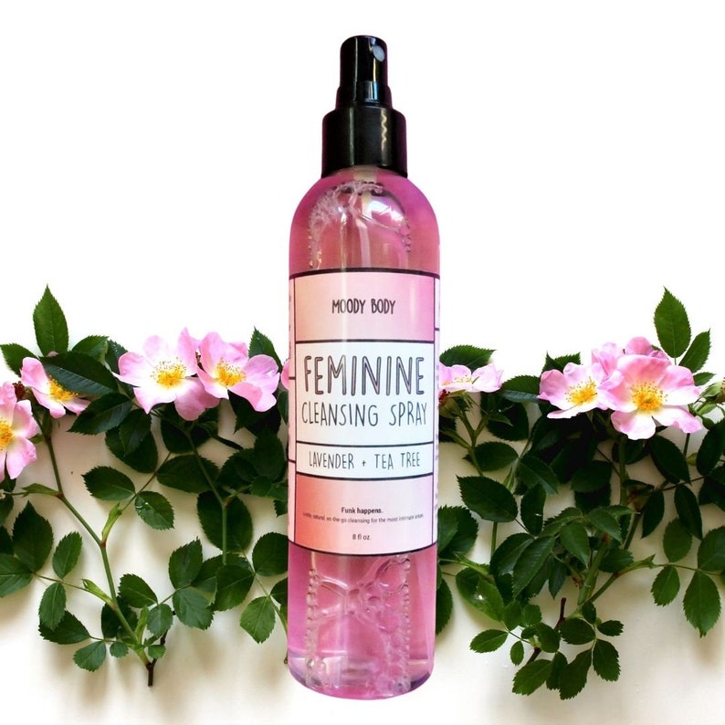 Lavender Feminine Hygiene Cleansing Spray Gentle Vaginal Etsy