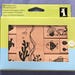 8 Sea Life Wooden Rubber Stamps