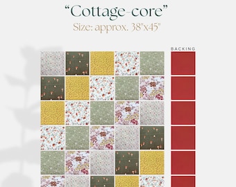Cottage-core - Baby Rag Quilt