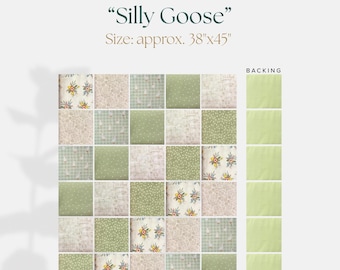 Silly Goose - Baby Rag Quilt