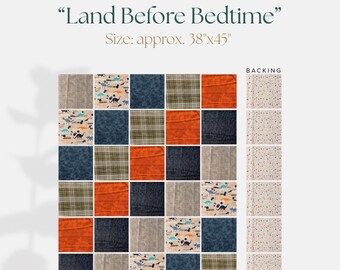Land Before Time - Baby Rag Quilt