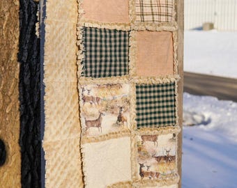 Little Buck - Baby Rag Quilt
