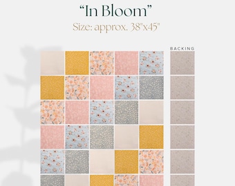 In Bloom - Baby Rag Quilt