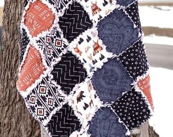 Little Explorer - Baby Rag Quilt