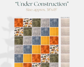 Under Construction - Baby Rag Quilt