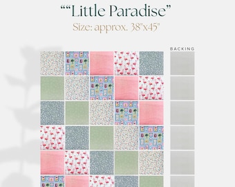 Little Paradise - Baby Rag Quilt