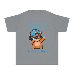 Cool Bear Back to School Youth Tee, Funny Kids Shirt, Youth T-Shirt for School, Summer Break Gift,  Back to School Clothes