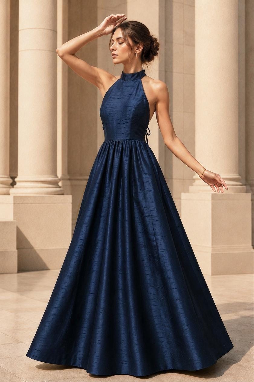 elegant gold dress Lady Black Tie - Lyra Gown - Mist - Fitted Floral Glitter Print Corset Gown ZARA NWT PRINTED MAXI This glamorous A Size:18 - XXL 21.07.2025