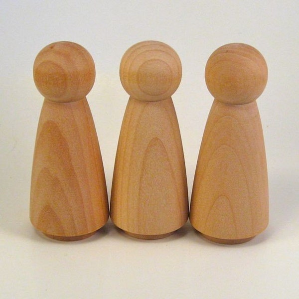 Three Grandmas Wooden Dolls