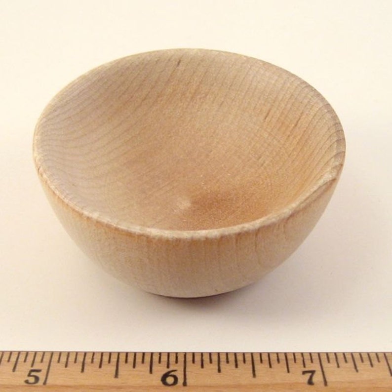 10 Small Wood Bowls Unfinished Ring Bowls Etsy