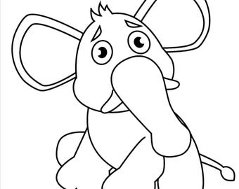 Cute Animal Coloring book for kids Ages 2-7–Fun, Simple and Easy Animal Designs, Bold Lines, Educational Gift for toddlers & Preschoolers